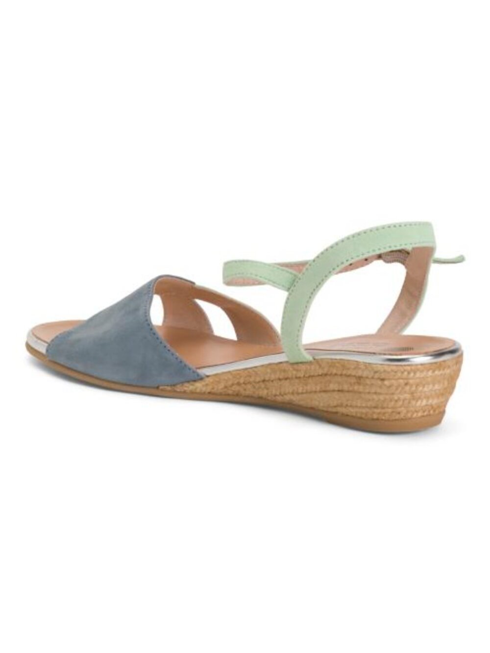 ERIC MICHAEL Made In Spain Suede Kitty Sandals - Picture 2 of 4